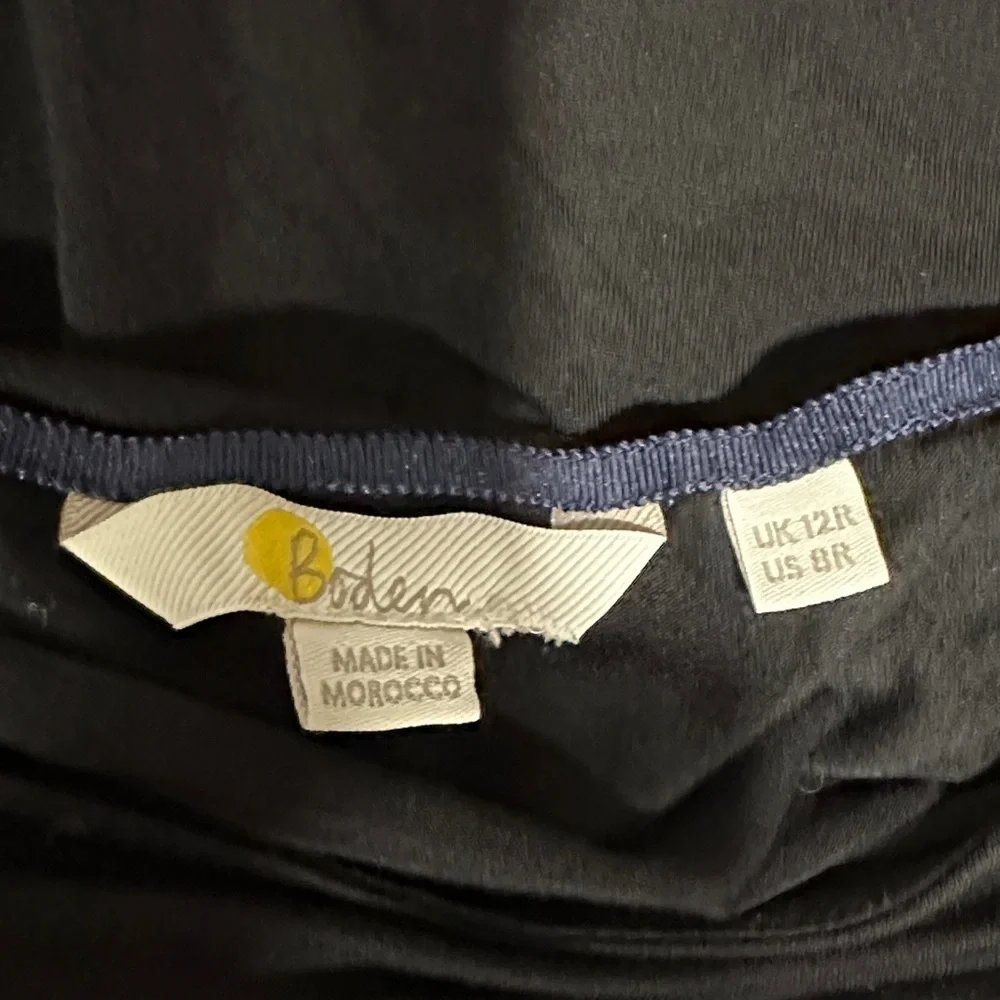 *BODEN* Black Long Sleeve Abigail Dress Size 8